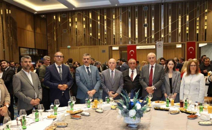 Yargı mensupları resepsiyonda buluştu