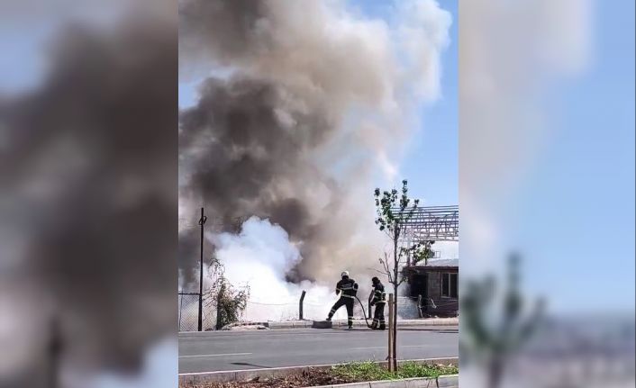 Yerleşim alanına yakın çıkan yangın korkuttu