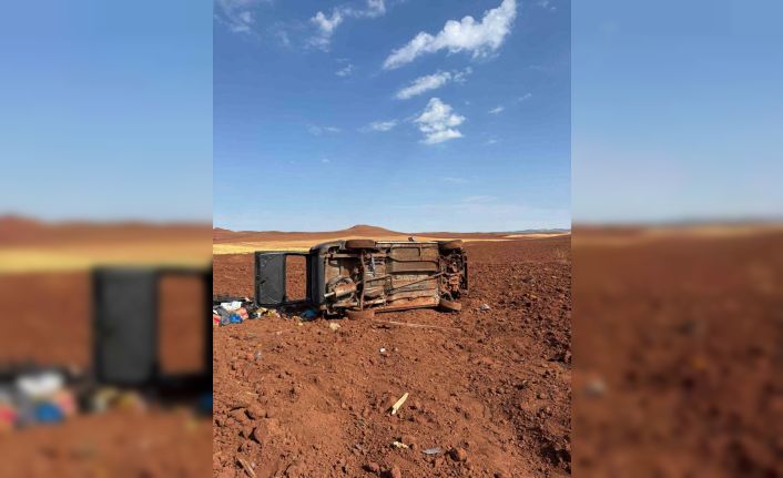 Yozgat’ta hafif ticari araç devrildi, 1 kişi ağır yaralandı