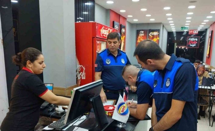 Zabıta ekiplerinden lokanta, kafe ve fast food işletmelerine denetim