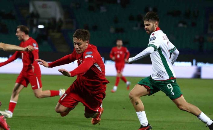 2026 Dünya Kupası Avrupa Elemeleri: Bulgaristan: 1 - Türkiye: 1 (İlk yarı)