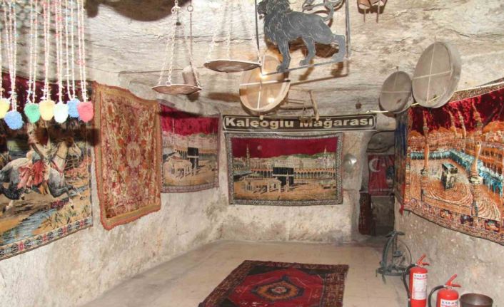 500 yıllık Kaleoğlu Mağarası’ndaki duvar halıları ziyaretçileri hayran bırakıyor