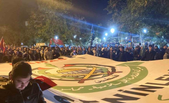 ABD Büyükelçiliği önünde Sumud Filosu eylemi