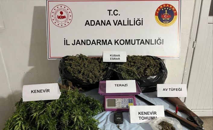 Adana’da 10 kilodan fazla esrar ele geçirildi