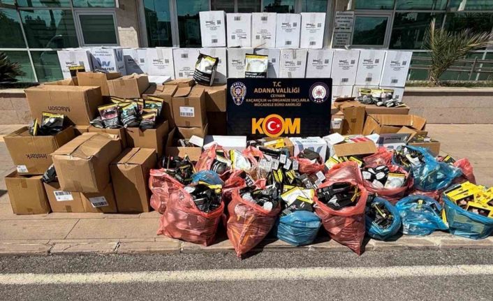 Adana’da kaçakçılık operasyonu: 20 gözaltı