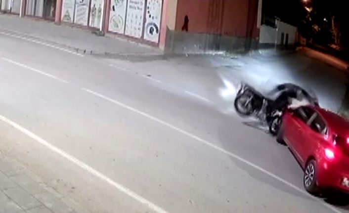 Afşin’de otomobil ile motosiklet çarpıştı: 1 yaralı