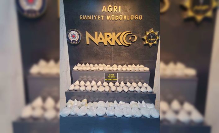 Ağrı’da dev operasyon: 51 kilo uyuşturucu ele geçirildi