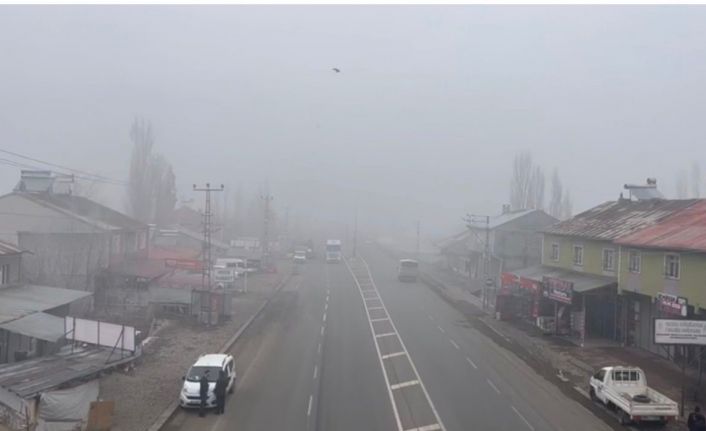 Ağrı’da sis etkili oldu