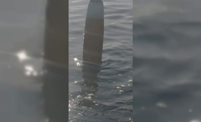 Akçakoca açıklarında balıkçılar füze motoru buldu