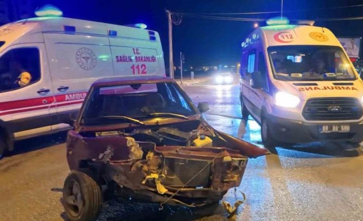 Aksaray’da alkollü sürücü kazaya sebep oldu: 2 yaralı