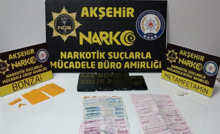 Akşehir’de uyuşturucu operasyonu