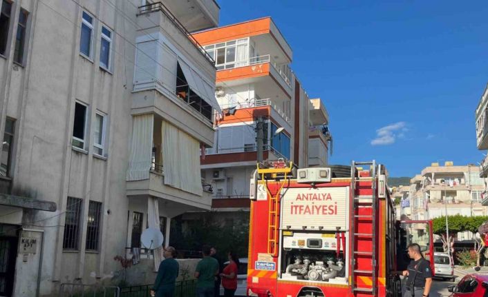 Alanya’da evin banyosunda çıkan yangın korkuttu