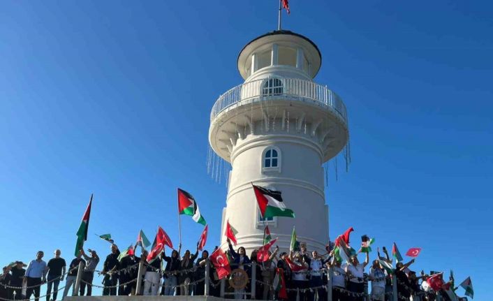 Alanya’da Gazze’ye destek yürüyüşü