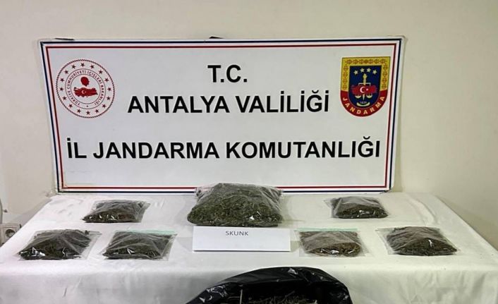 Alanya’da uyuşturucu operasyonu: 800 gram uyuşturucu ele geçirildi