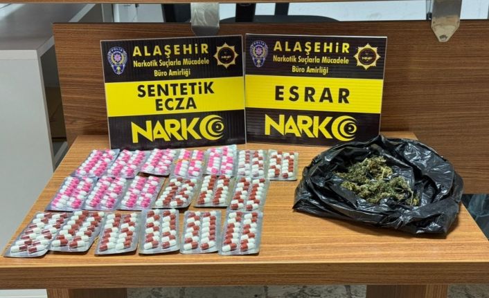 Alaşehir emniyeti uyuşturucuya geçit vermedi