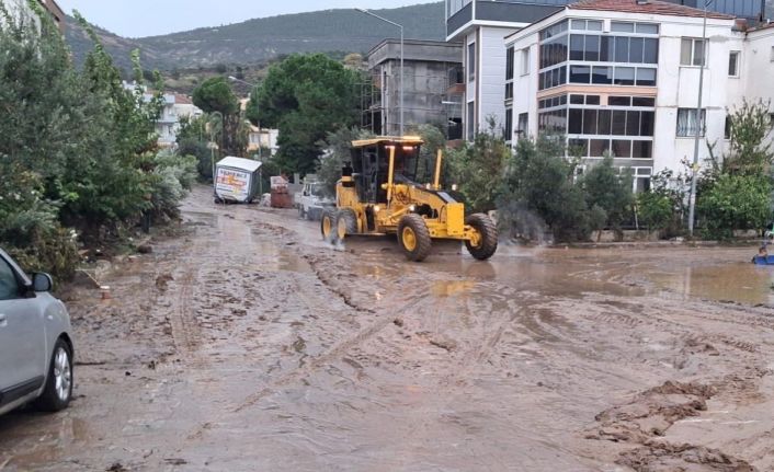 Aliağa Belediyesinden sel bölgesine destek