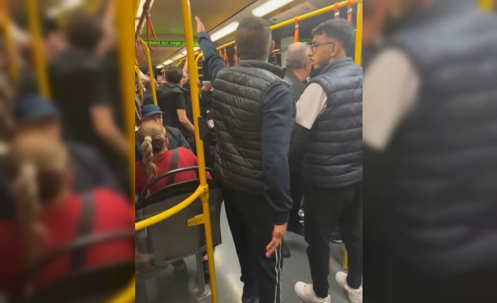 Alkollü olduğu iddia edilen kişi metroyu birbirine kattı