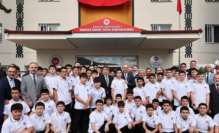Amasya’da Erkek Kur’an Kursu açılışı dualarla yapıldı