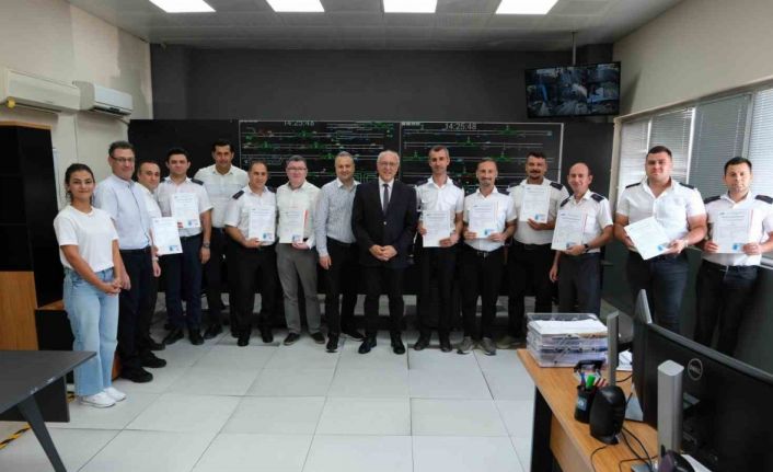 Antalya raylı sistem kontrolörleri uluslararası sertifika aldı