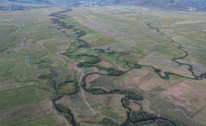 Ardahan’da Menderesler havadan görüntülendi