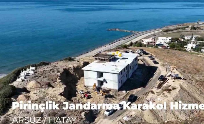 Arsuz’da Pirinçlik jandarma karakolu binası yenileniyor