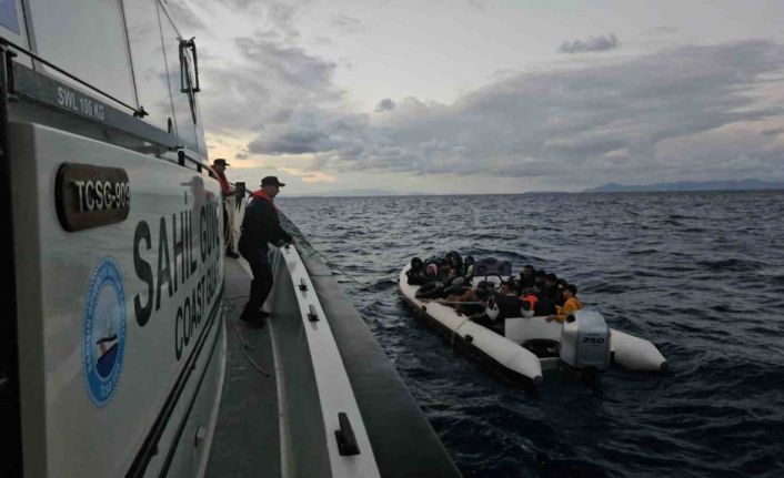 Aydın’da 23 düzensiz göçmen kurtarıldı