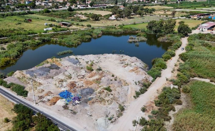 Aydın’da sulak alanlara moloz tehdidi