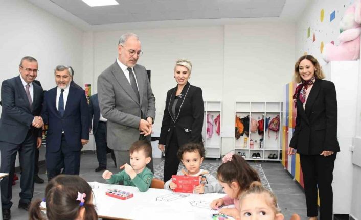 Aziz Sancar Anaokulu’nun açılış törenine gerçekleştirildi