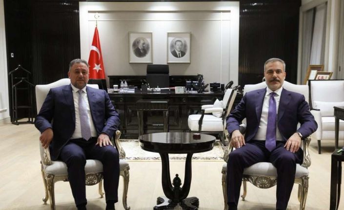 Bakan Fidan, Irak Egemenlik İttifakı Lideri Hançer’i kabul etti