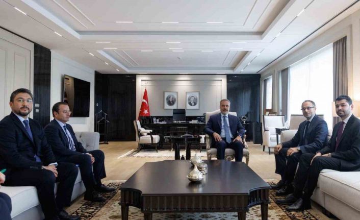 Bakan Fidan, TÜRKPA Genel Sekreteri Büyükelçi Hasan’ı kabul etti