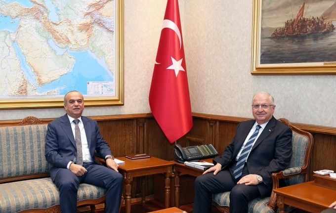 Bakan Güler Tacikistan’ın Ankara Büyükelçisi İmomi’yi kabul etti