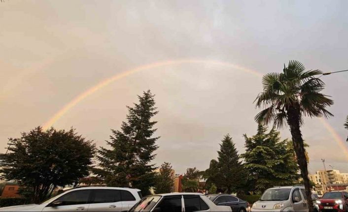Balıkesir’de gökkuşağı