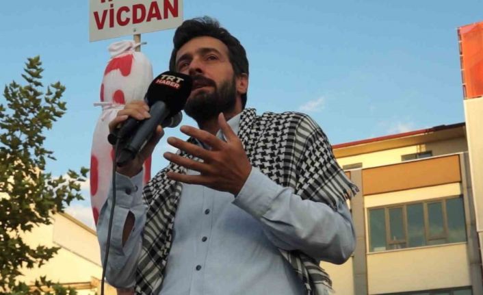 Balıkesir’de yüzlerce kişi Filistin’e destek için yürüdü