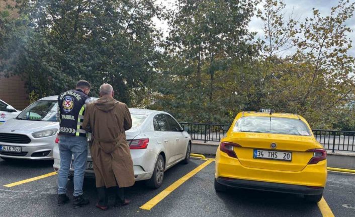Başakşehir’de sürücüyü tehdit eden taksici yakalandı