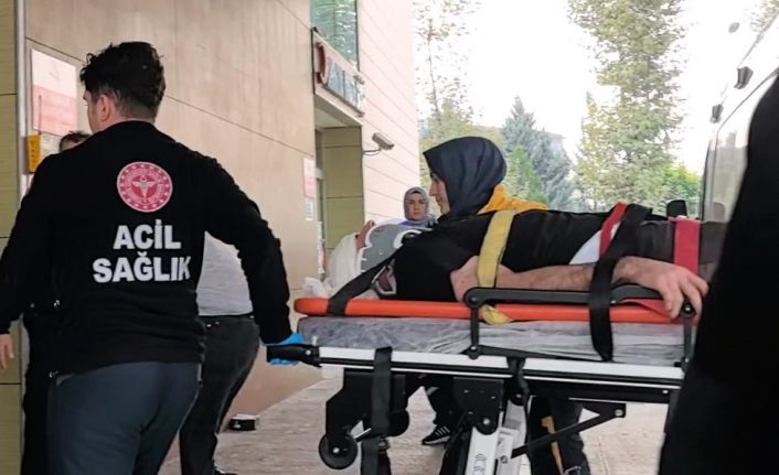 Başına makine çarpan işçi kanlar içinde kaldı