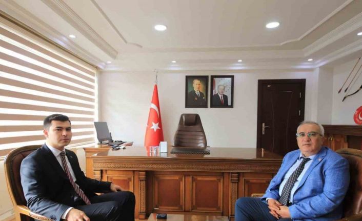 Başkan Arslan’dan Kaymakam Çelik’e hayırlı olsun ziyareti