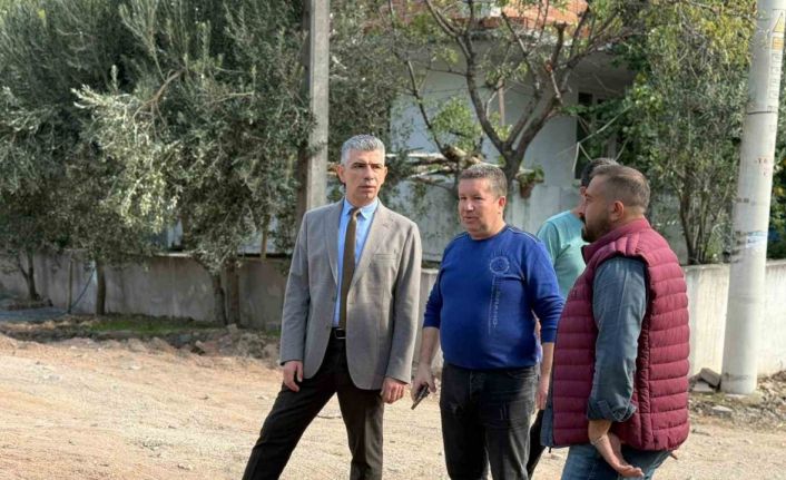 Başkan Okur çalışmaları yerinde inceledi