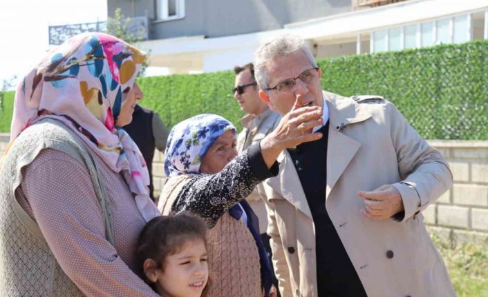 Başkan Tetik, sabah mesaisine Sümer Mahallesi’nde başladı