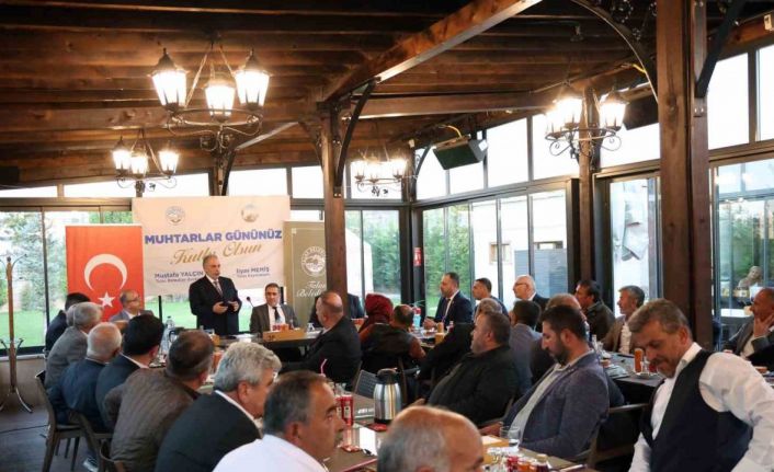 Başkan Yalçın: "Muhtarlarımızla gönül gönüleyiz"