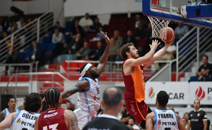 Basketbol Süper Ligi: Aliağa Petkimspor: 75 - Galatasaray: 80
