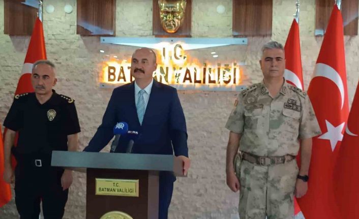 Batman Valisi Canalp açıkladı: Asayiş olayları yüzde 30 azaldı