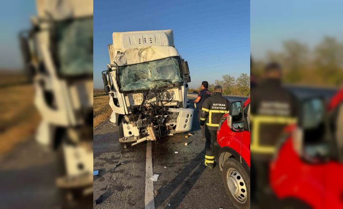 Batman’da iki tır çarpıştı: 1 yaralı