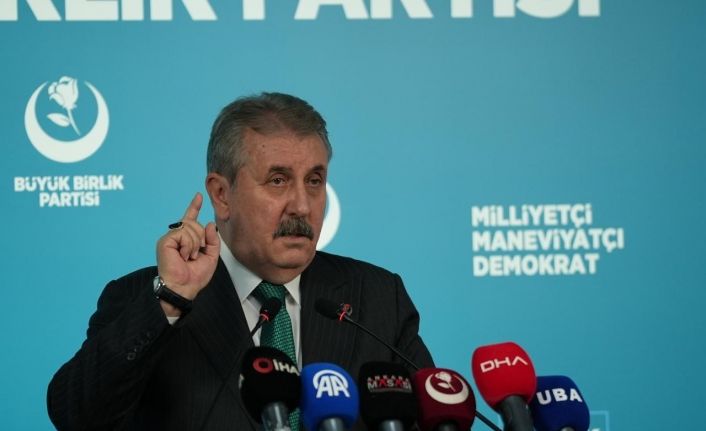 BBP Genel Başkanı Destici: "Gazze’deki soykırımın sorumluları mutlaka yargılanmalı"