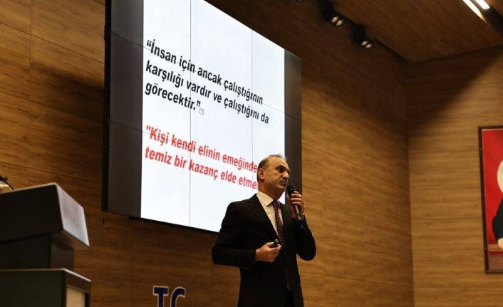 Belediye personeline "İş ahlakı" eğitimi verildi