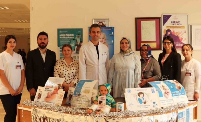 Beyşehir’de bebek dostu hastanede anne sütünün önemi anlatıldı