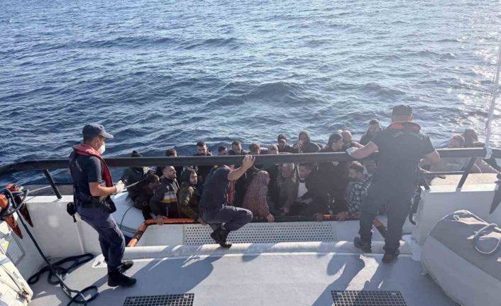 Bodrum’da 35 düzensiz göçmen yakalandı