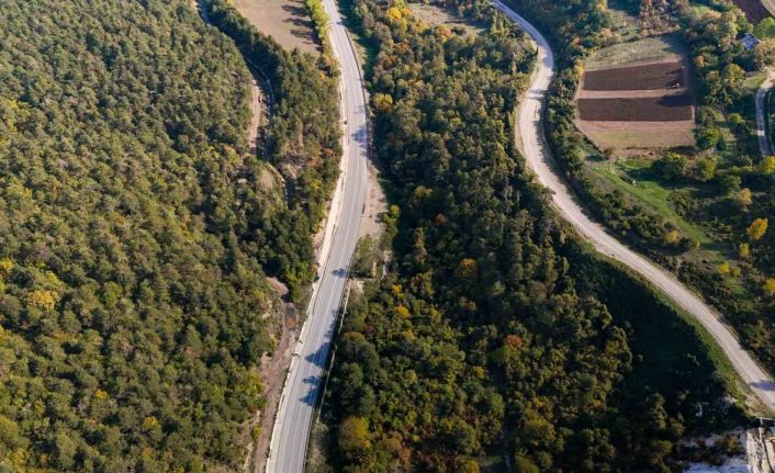 Bolu-Mudurnu kara yolunda sonbahar yolculuğu