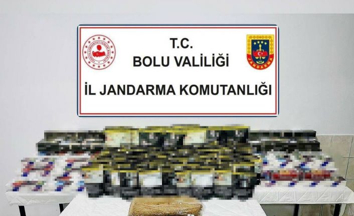 Bolu’da 35 bin kaçak makaron ele geçirildi