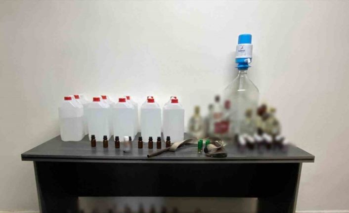 Bolu’da kaçak içki operasyonu: 1 gözaltı