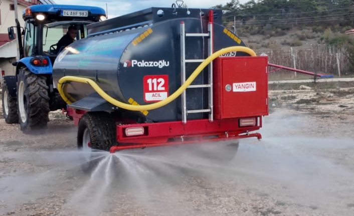 Bolu’da köylülere yangınlara müdahale için hibe destekli su tankeri kredisi
